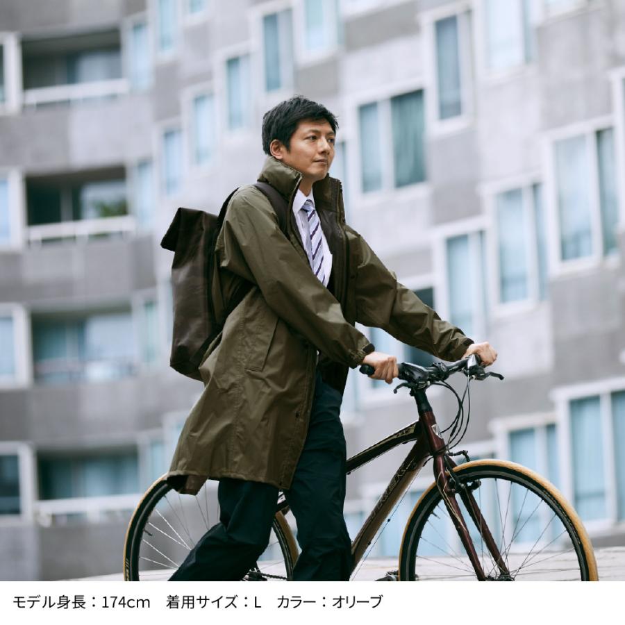 レインコート 自転車 リュック メンズ レディース 回転フード 透明バイザー 軽量 透湿 通学 通勤 ビジネス レインウェア 7590 バッグインコート カジメイク公式 ワーカービー 通販 Yahoo ショッピング