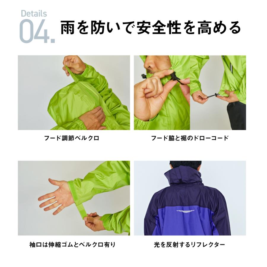 PRADA シルク　軽量ジャケット　レインジャケット　雨具　ウォーキング シルクグログラン / シルクショートレインジャケット, Black