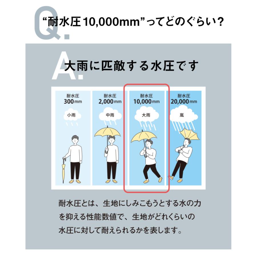 レインパンツ レインウェア メンズ 裾ファスナー 透湿 防水 カッパ 雨具 登山 ゴルフ バイク 自転車 単品 ＫＪレインパンツＥＸ 7730 | カジメイク | 07