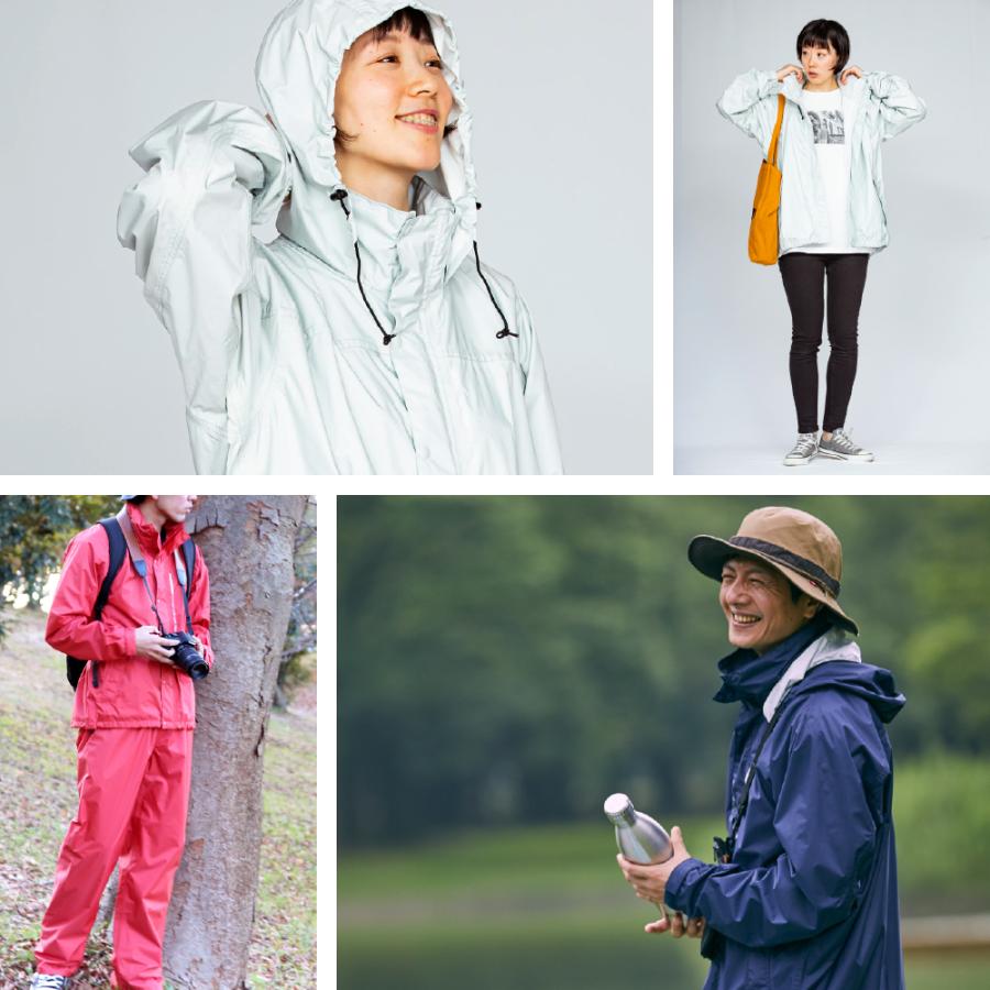レインスーツ 上下セット メンズ レディース 軽量 蒸れにくい 透湿 レインウェア 釣り 登山 ゴルフ カッパ 雨具 自転車 ブリザテックレインスーツ 7740 | カジメイク | 17