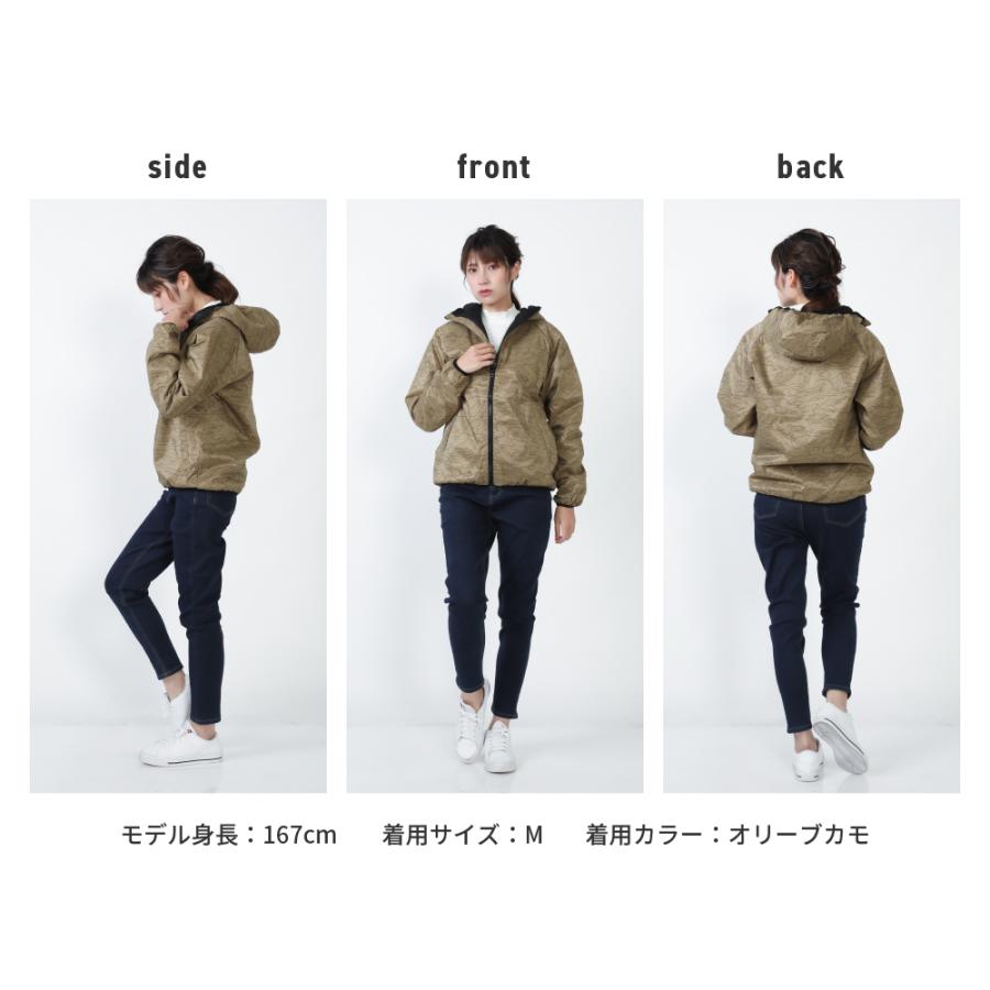 防寒着 メンズ アウター ジャンパー 中綿 キルト ブルゾン カジュアル プリント 作業服 作業着  冬用 暖かい あったか 8274 中綿ストレッチプリントパーカ | カジメイク | 18