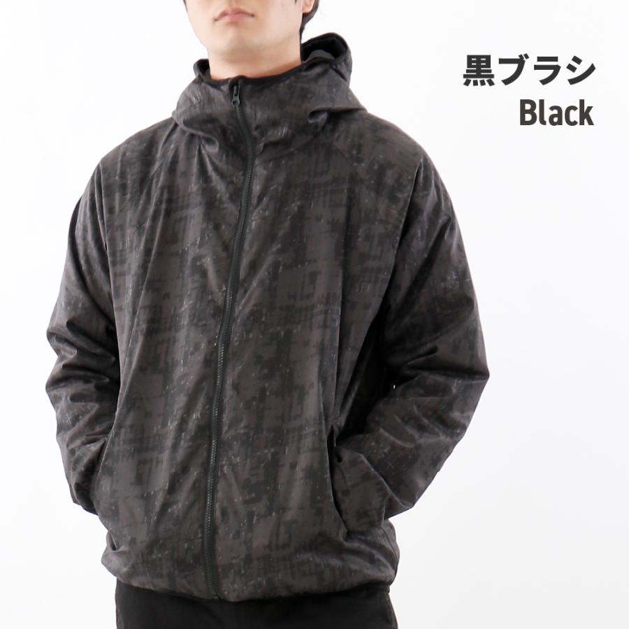 防寒着 メンズ アウター ジャンパー 中綿 キルト ブルゾン カジュアル プリント 作業服 作業着  冬用 暖かい あったか 8274 中綿ストレッチプリントパーカ | カジメイク | 12