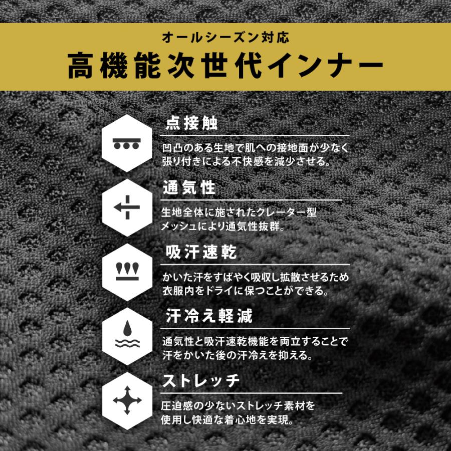 インナー メッシュ メンズ レギンス オールシーズン タイツ インナーパンツ 通気性 保温性 スポーツ トレッキング 6885 ソルジャーメッシュエア7分丈パンツ | カジメイク | 01