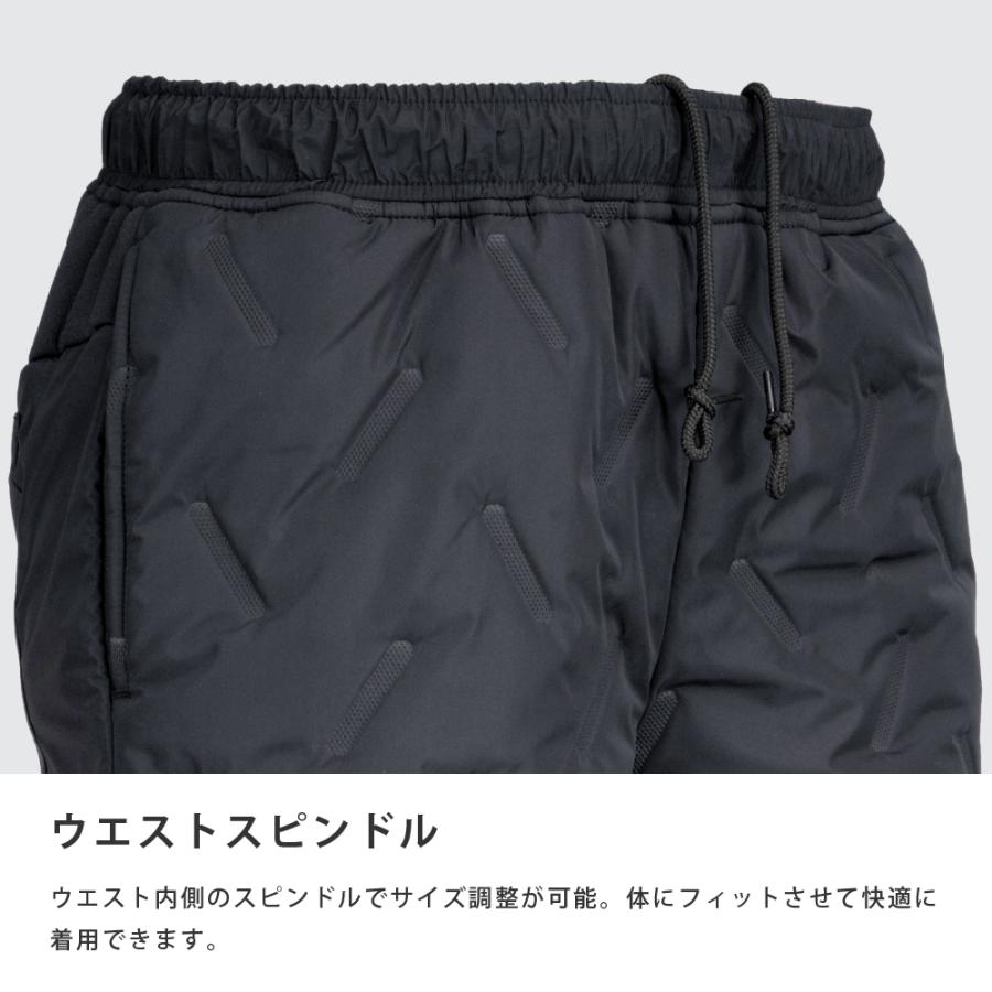 キルト パンツ メンズ 防寒 キルティング 中わた 裏起毛 ストレッチ ポケット付き アウトドア 防寒着 作業着 冬用 ピンソニックパンツ 8364 | カジメイク | 04