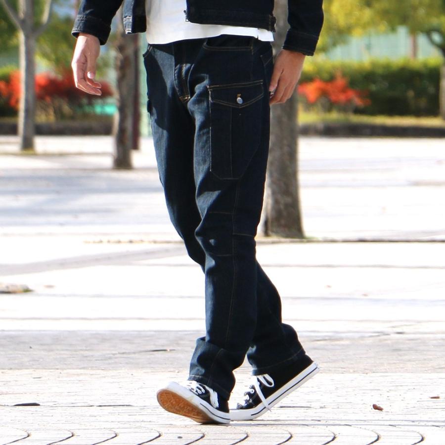 作業ズボン カーゴパンツ ストレッチ ワークパンツ メンズ ユニフォーム 作業服 作業着 農業 ズボン パンツ 激ラクデニムカーゴ 6824 | カジメイク | 12