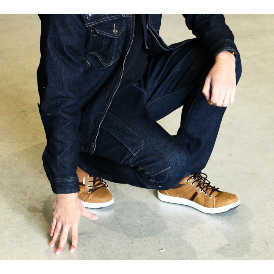 作業ズボン カーゴパンツ ストレッチ ワークパンツ メンズ ユニフォーム 作業服 作業着 農業 ズボン パンツ 激ラクデニムカーゴ 6824 | カジメイク | 13