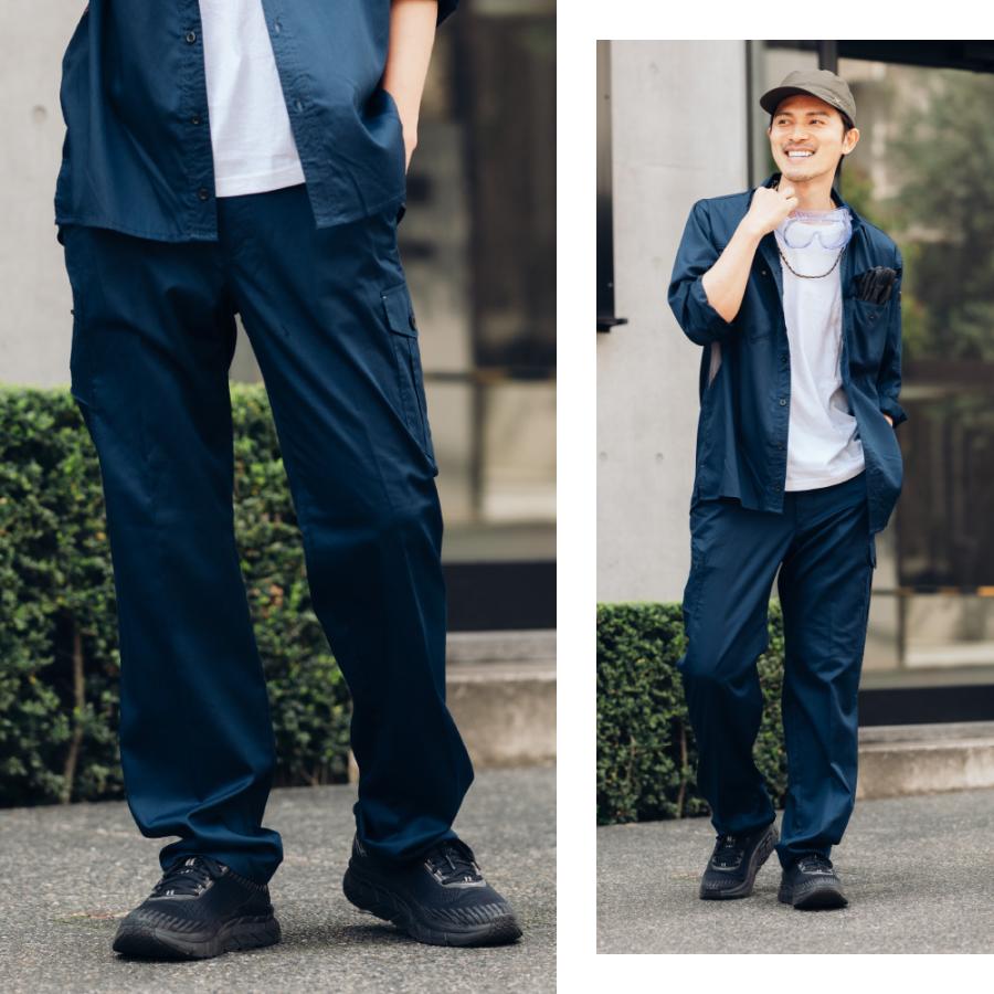 カーゴパンツ 涼しい 夏 夏用 涼しい メンズ 速乾 作業服 作業着 作業ズボン パンツ サマーソルジャーカーゴパンツ 8574 | カジメイク | 10