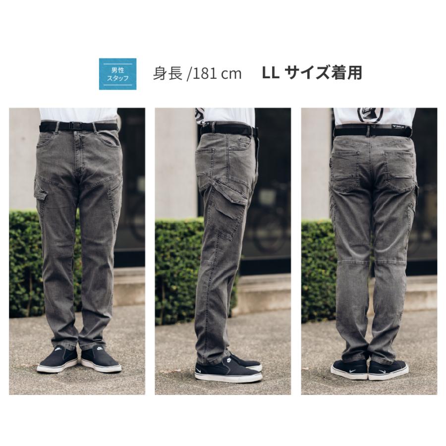 カジメイク 作業ズボン カーゴパンツ ストレッチ ワークパンツ メンズ