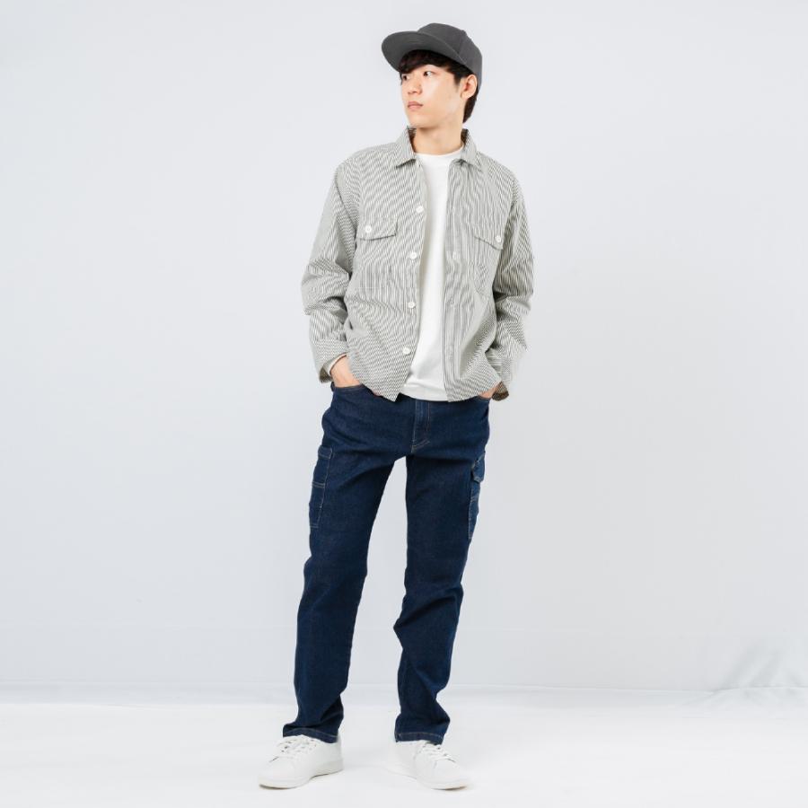 防寒パンツ 防寒着 ズボン メンズ 冬作業 裏起毛 作業服 作業着 農業 長ズボン 制服 仕事 仕事着 日曜大工 8290 激ラクデニム防寒パンツ | カジメイク | 13