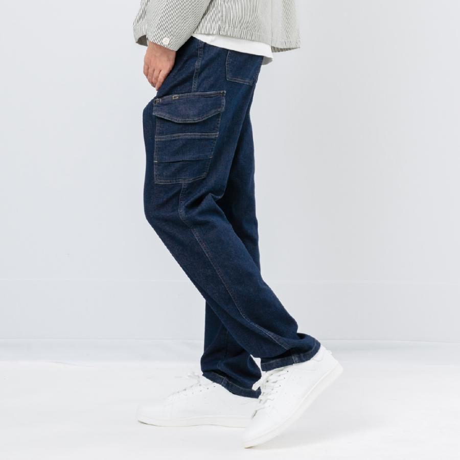 防寒パンツ 防寒着 ズボン メンズ 冬作業 裏起毛 作業服 作業着 農業 長ズボン 制服 仕事 仕事着 日曜大工 8290 激ラクデニム防寒パンツ | カジメイク | 14