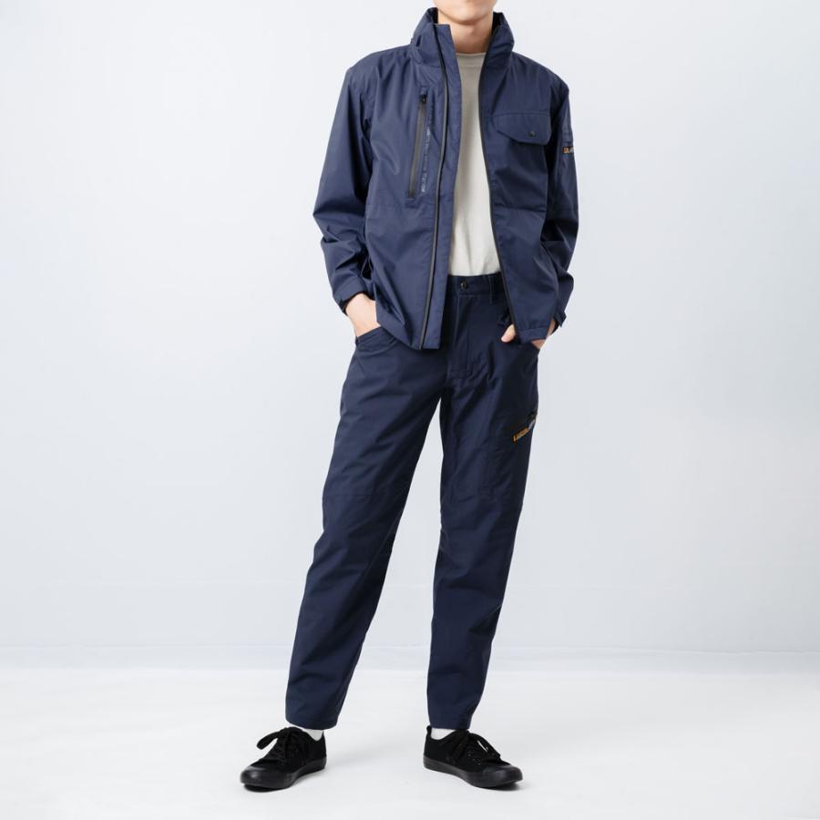 作業着 ズボン 作業服 ストレッチ メンズ 防水 撥水 透湿 ワークパンツ レインパンツ 通勤 アウトドア 男女兼用 6104 3レイヤー全天候型ワーキングパンツ | カジメイク | 17