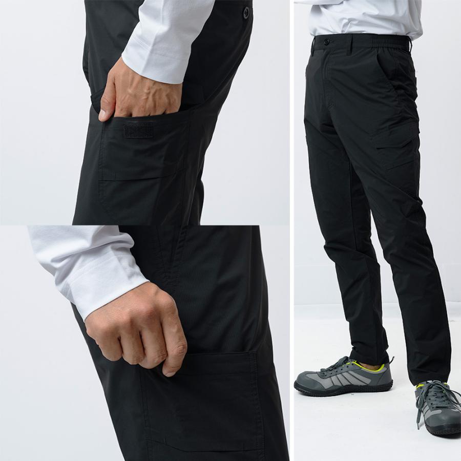 作業ズボン カーゴパンツ ストレッチ ワークパンツ メンズ ユニフォーム 作業服 作業着 農業 ズボン パンツ 8884 軽量ストレッチカーゴパンツ | カジメイク | 06