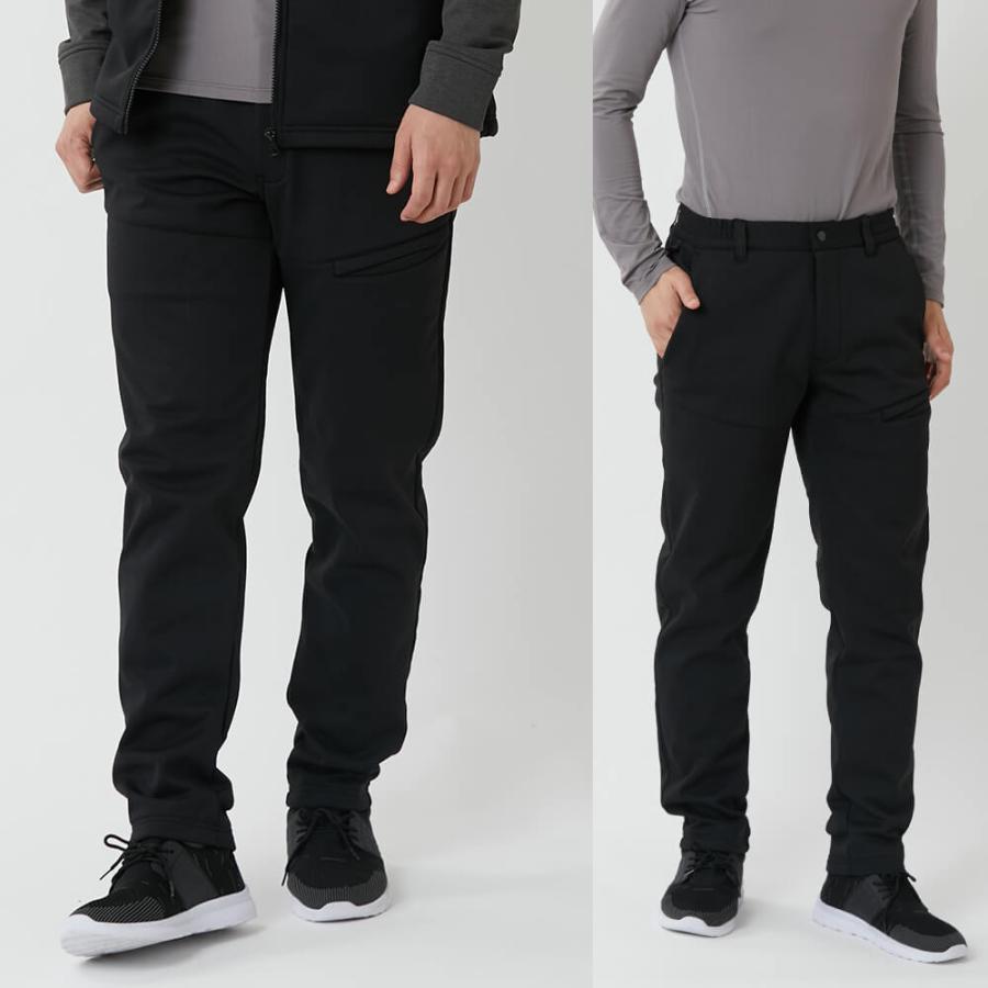 防寒パンツ 防寒着 メンズ 防風 暖かい ズボン 防風ズボン 防風パンツ 冬用  作業ズボン バイク ストレッチ 8344 防風ソフトシェルパンツ | カジメイク | 08