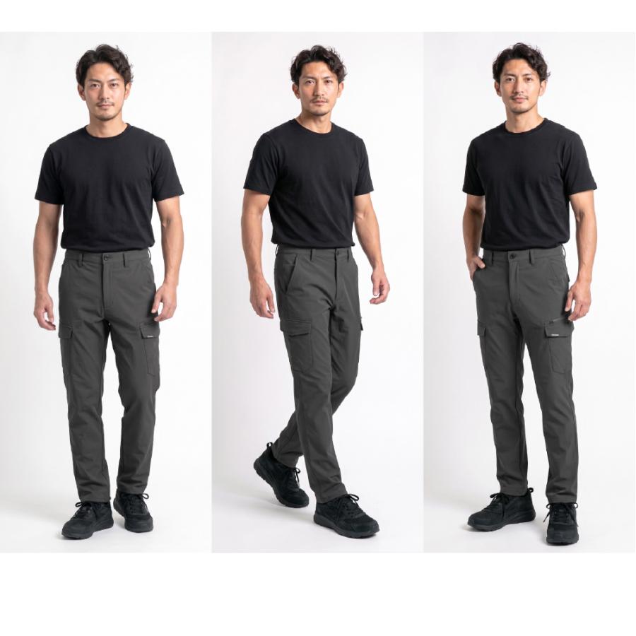 カーゴパンツ メンズ 防寒パンツ 裏起毛 ズボン ストレッチ 作業服 作業着 暖かい 冬 ボトムス アウトドア 激ラク防寒カーゴパンツ 8292 | カジメイク | 10