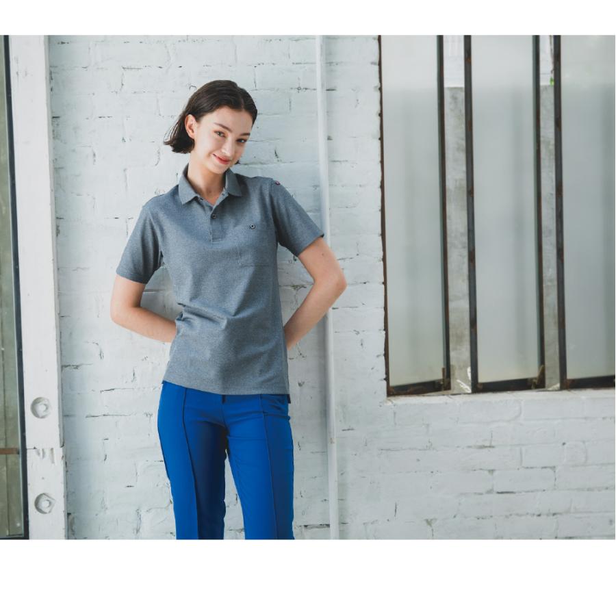 BURTLE バートル ポロシャツ 半袖 メンズ レディース 作業着 シャツ 吸汗速乾 ドライメッシュ 鹿の子 UVカット ストレッチ 消臭 作業服 通年 667 半袖ポロシャツ | BURTLE | 09