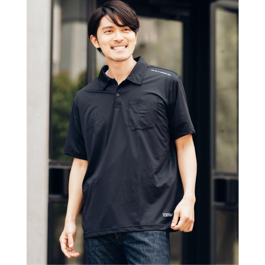 作業着 夏用 速乾 ポロシャツ 半袖 夏用 メンズ 遮熱 吸汗 消臭 クール 仕事用 仕事 ワークウェア 作業服 Newシェイドドライナー半袖シャツ 8843 | カジメイク | 15