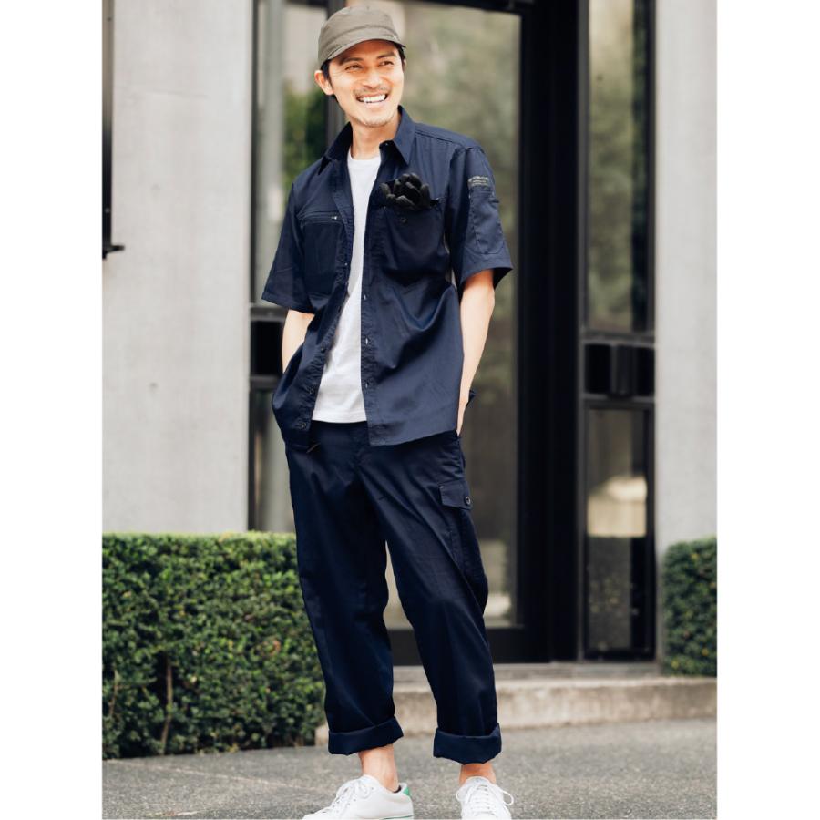 作業着 作業服 半袖シャツ 仕事用 仕事 ワークウェア ワークウエア 普段着 作業 農作業 サマーソルジャー半袖シャツ 8573 | カジメイク | 19