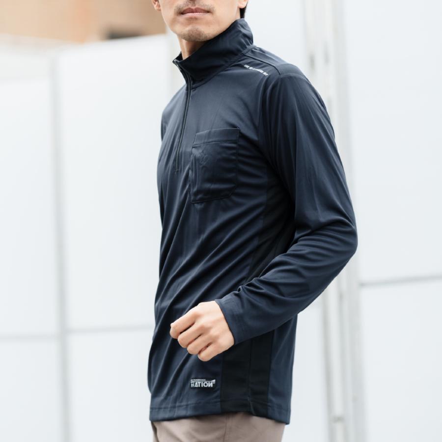 新品マンシングウェア 長袖シャツ 襟付き 長袖吸汗速乾 UVカットストレッチLL カジメイク 作業着 夏用 冷感 接触冷感 速乾 夏 長袖 ポロシャツ