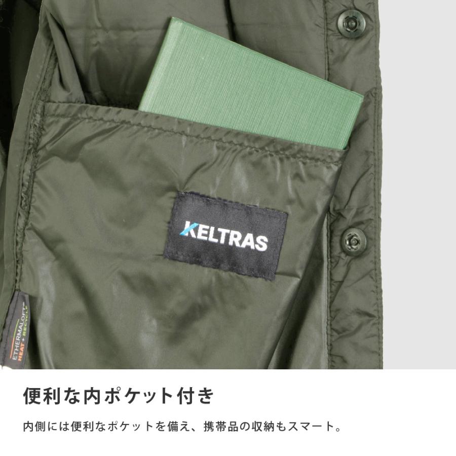 ベスト メンズ 防寒 アウター 作業服 保温 軽量 通気性 暖かい 軽い 春秋冬 冬用 収納袋付き キャンプ アウトドア 釣り 光発熱ファイバーダウンベスト 8371 | カジメイク | 05