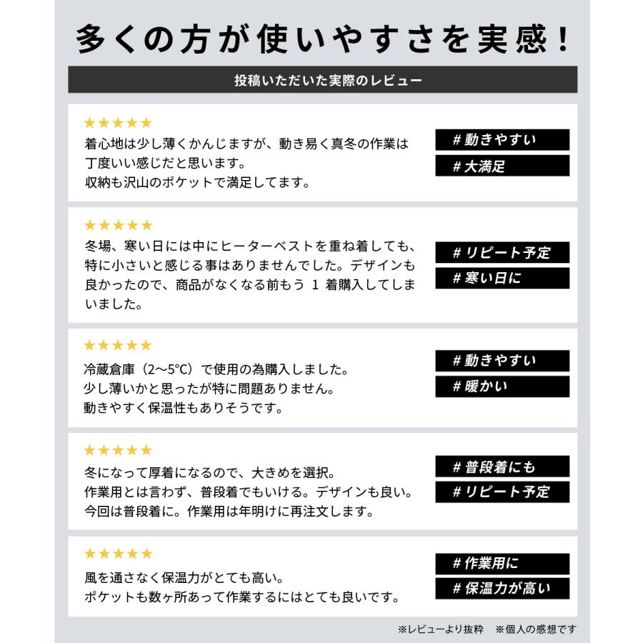 防寒着 メンズ 作業着 ジャンパー ブルゾン 作業服 軽量 中綿 ジャケット 仕事着 ドカジャン Nextソルジャーブルゾン 8238 | カジメイク | 10