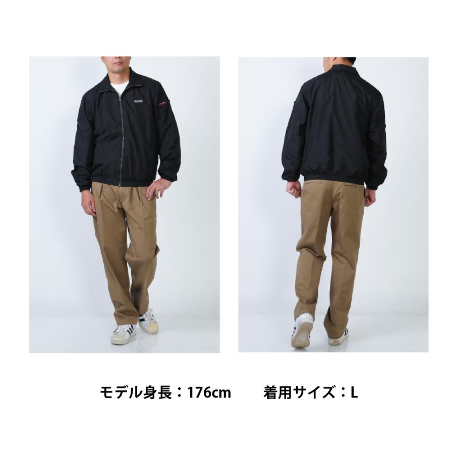 カジメイク ウインドブレーカー ジャンパー 作業着 軽量 裏メッシュ