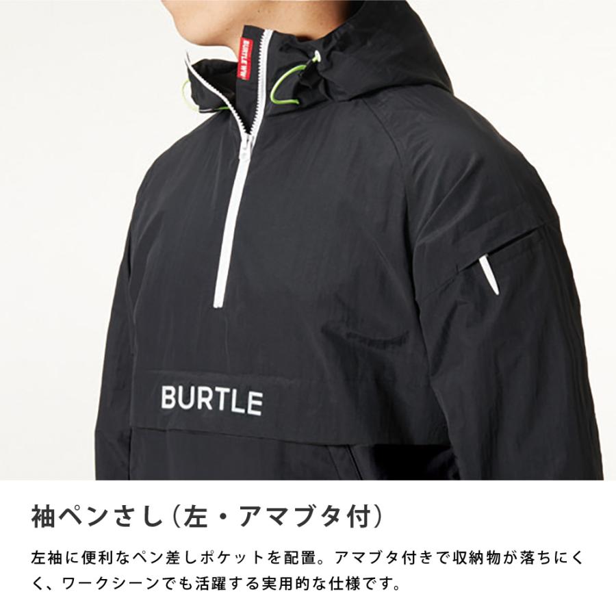 BURTLE バートル アノラックパーカ マイクロフリース 保温 防風  撥水加工 ユニフォーム ナイロンワッシャー 防寒 メンズ レディース 4054 アノラックパーカ | BURTLE | 05