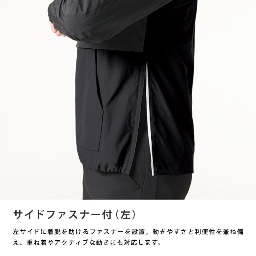 BURTLE バートル アノラックパーカ マイクロフリース 保温 防風  撥水加工 ユニフォーム ナイロンワッシャー 防寒 メンズ レディース 4054 アノラックパーカ | BURTLE | 08