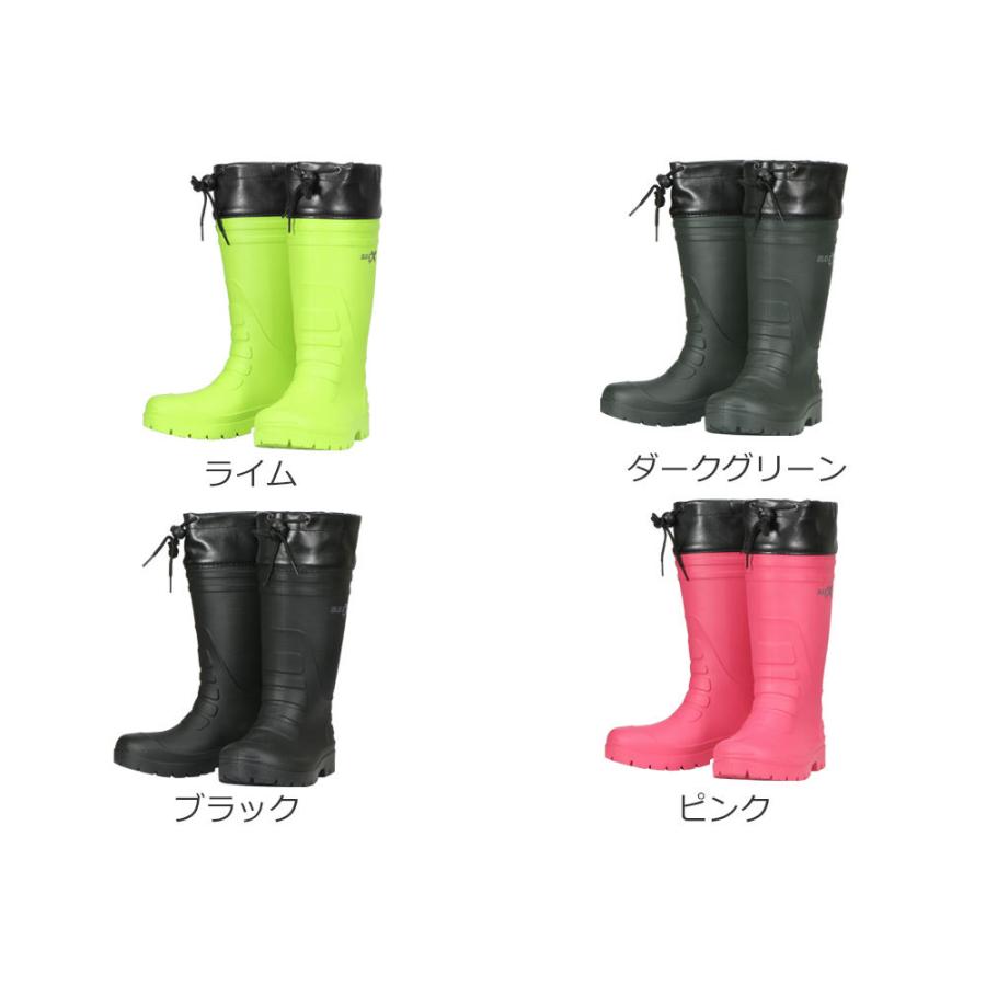 レインブーツ レディース ロング 軽量 超軽量 女性用 ジュニア 疲れにくい 長靴 雨靴 雪 スノーブーツ 畑仕事 農作業 エアラバーブーツW 長靴 6432 | カジメイク | 12