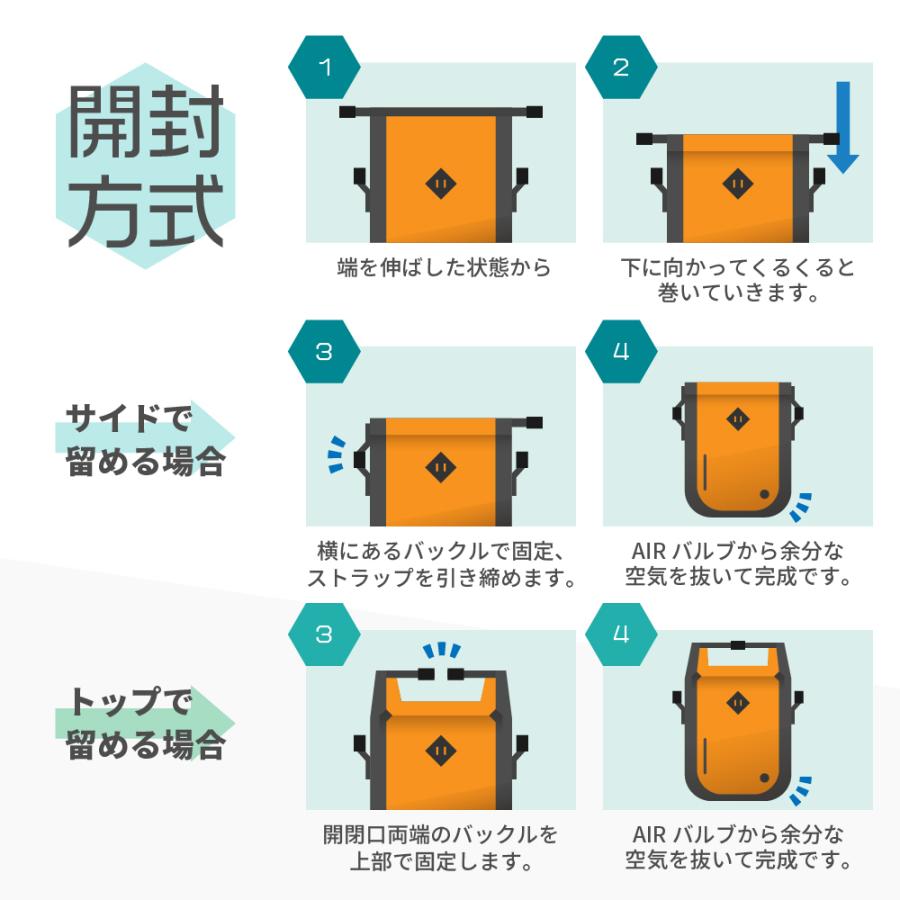 リュック 防水バッグ バックパック A4サイズ対応 自転車 pirarucu ピラルク メンズ レディース 通学 通勤 バイク デイバッグ GP-011 | カジメイク | 17