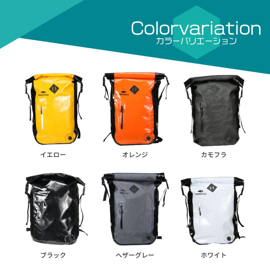 リュック 防水バッグ バックパック A4サイズ対応 自転車 pirarucu ピラルク メンズ レディース 通学 通勤 バイク デイバッグ GP-011 | カジメイク | 18