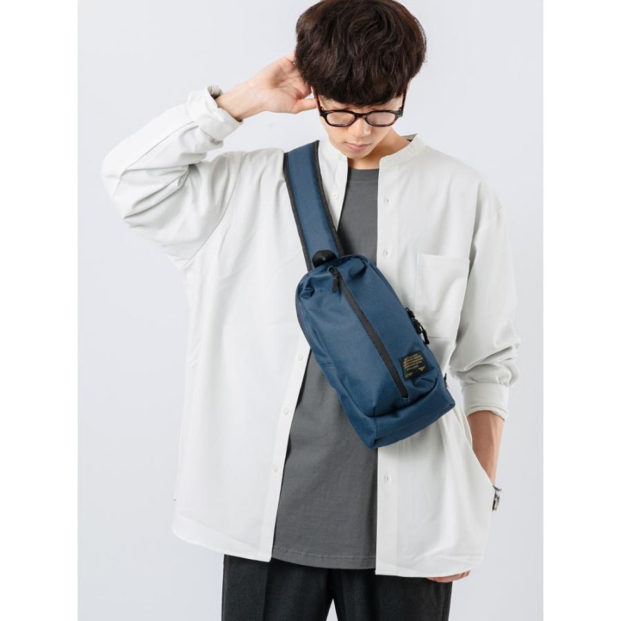 Bagjackボディバッグ ネイビー グレー バイカラー Bagjackボディ