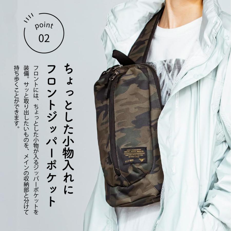 ボディバッグ メンズ レディース 大容量 バイク 自転車 ウォーキング ウエストバック ウエストポーチ 旅行 釣り レジャー 軽量 4L 9105 ボディバッグ | カジメイク | 10