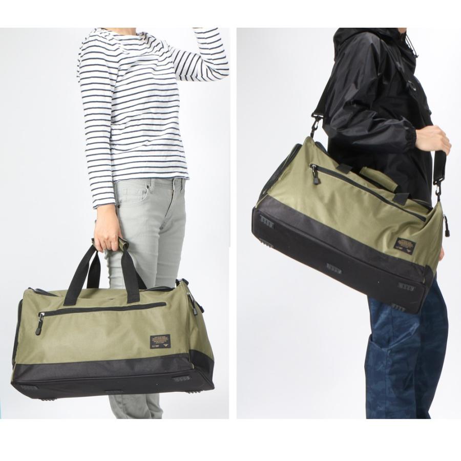 カジメイク ボストンバッグ メンズ レディース シンプル シューズイン