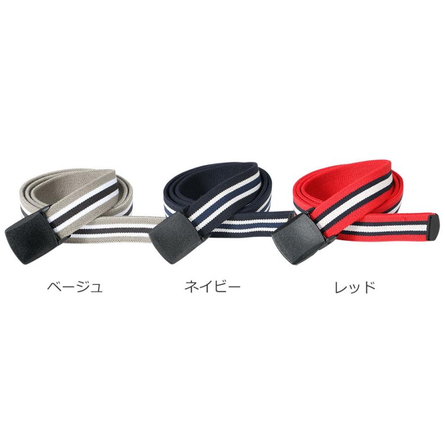 ベルト メンズ ゴム 無段階 カジュアル 作業 仕事 穴なし ストレッチ ガチャベルト GIベルト ポイント消化 フィットバックルストレッチベルト 7000 | カジメイク | 04