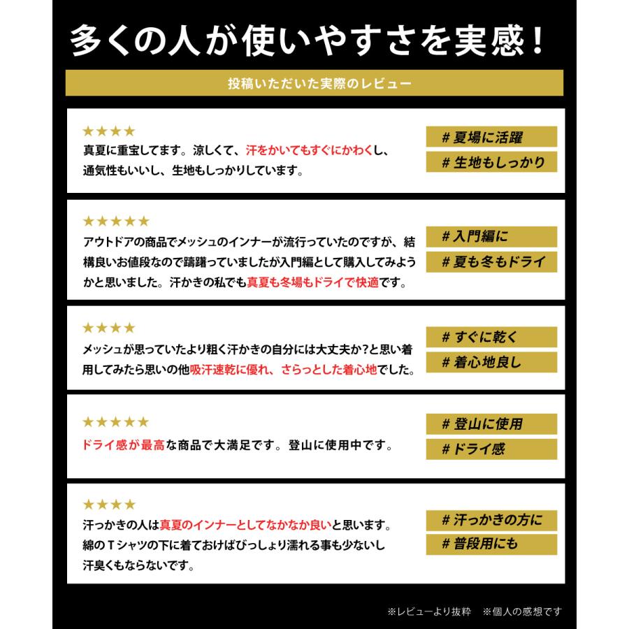 インナー メンズ メッシュ ノースリーブ オールシーズン 秋冬用 保温性 夏用 通気性 べたつかない シャツ スポーツ クレーターメッシュノースリーブ 8820 | カジメイク | 06