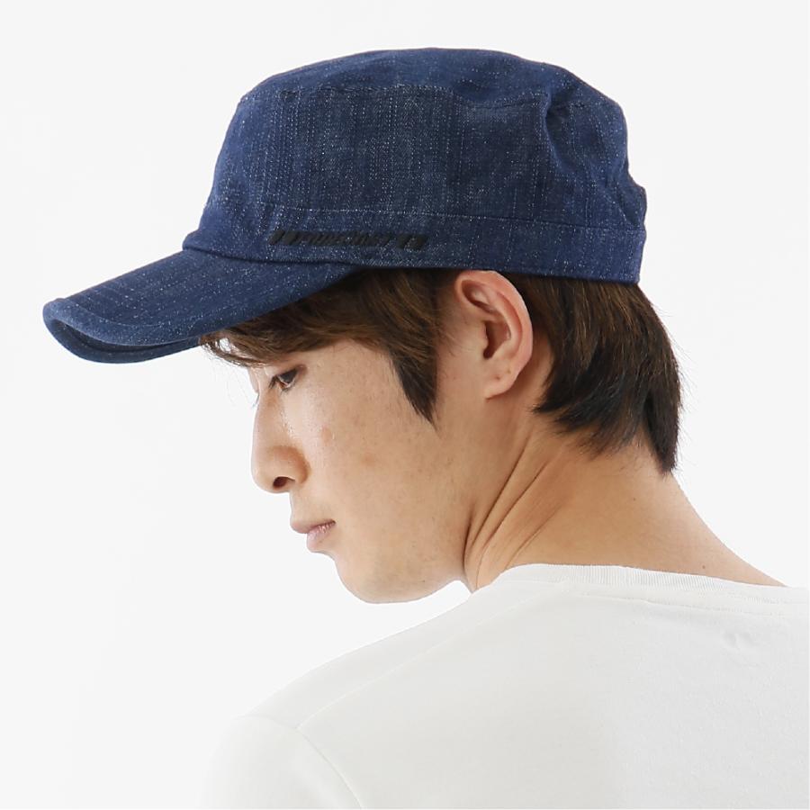 帽子 キャップ デニム 作業 メンズ レディース 男女兼用 フリーサイズ 仕事 配達 作業着 ワーク デニムワークキャップ  6508 | カジメイク | 11