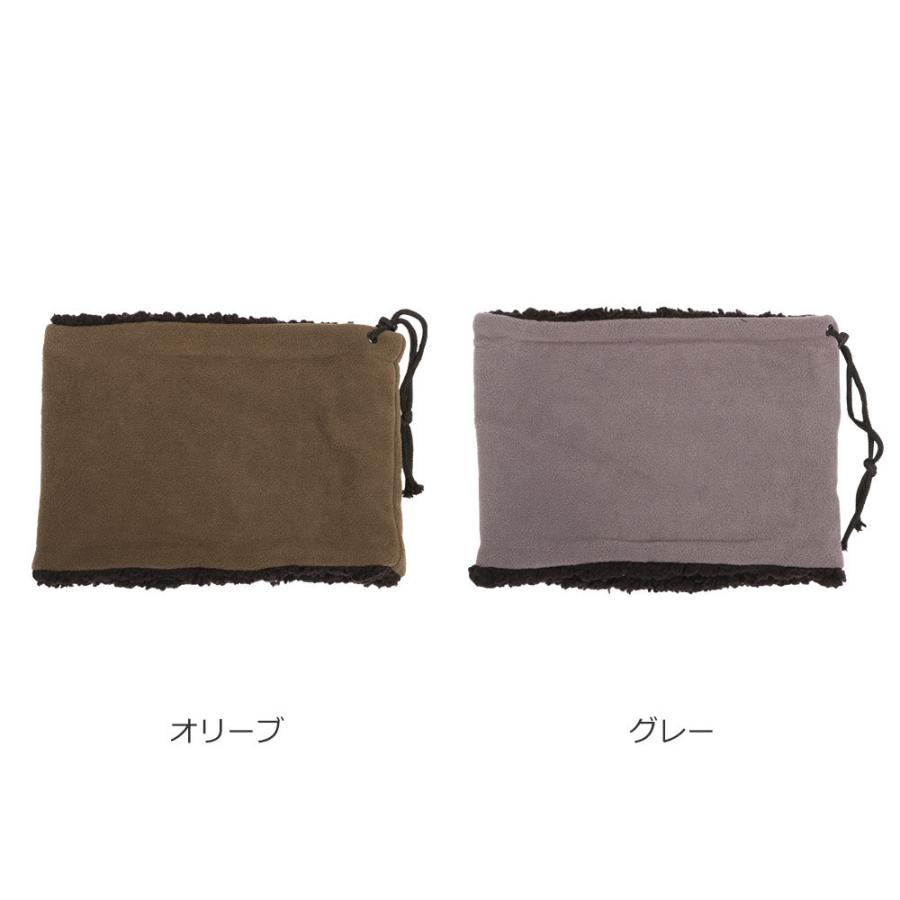 ネックウォーマー メンズ レディース フリース ボア スヌード 冬 防寒 無地 暖かい マフラー スノボ 700 裏ボアフリースネックウォーマー | カジメイク | 09