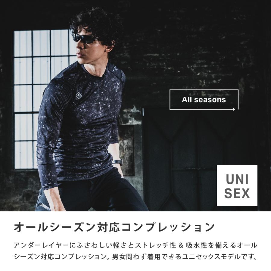 BURTLE バートル コンプレッション インナー メンズ レディース 吸水速乾 UVカット 軽量 ストレッチ 消臭 オールシーズン 年中使えるインナー 4112 フィッテッド |  | 02