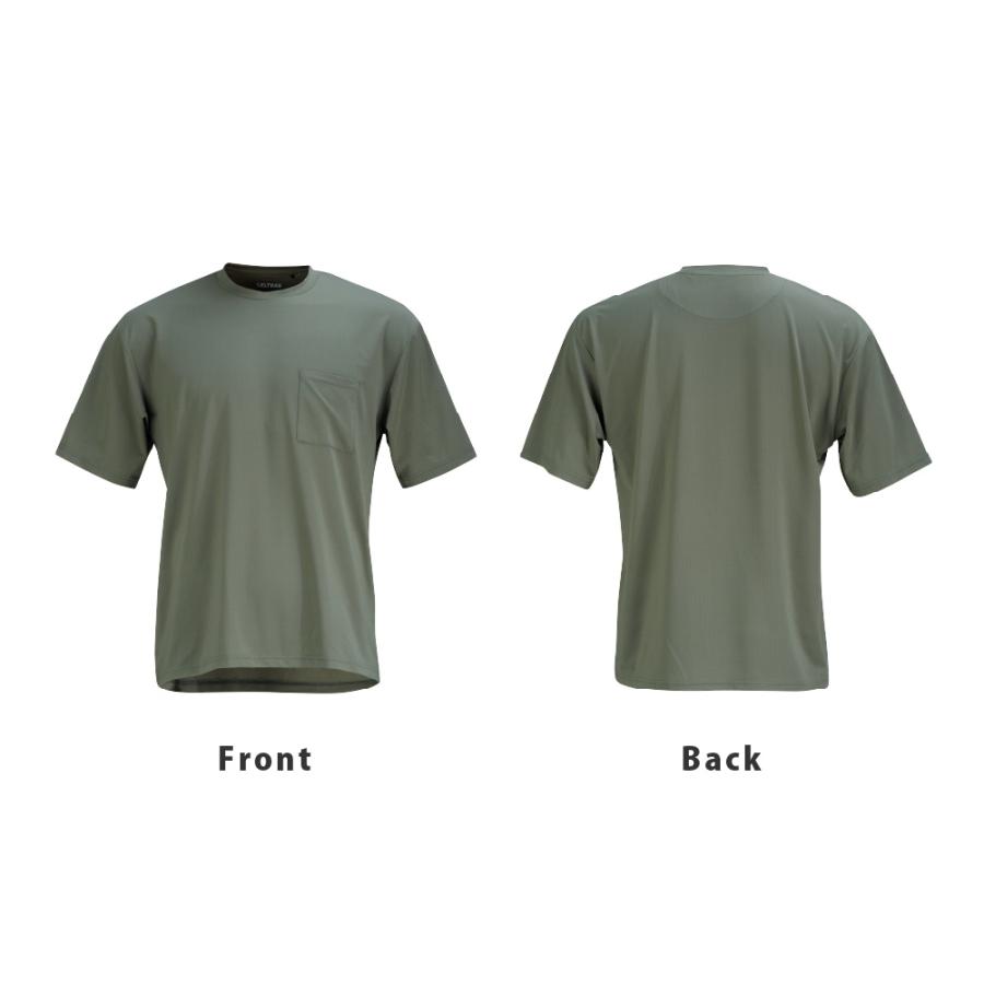 Tシャツ 作業着 夏用 メンズ 半袖 涼しい 吸汗速乾 湿度調節 防シワ ストレッチ シャツ クルーネック 作業服 夏 UVカット 8866 珪藻ドライTシャツ | カジメイク | 08