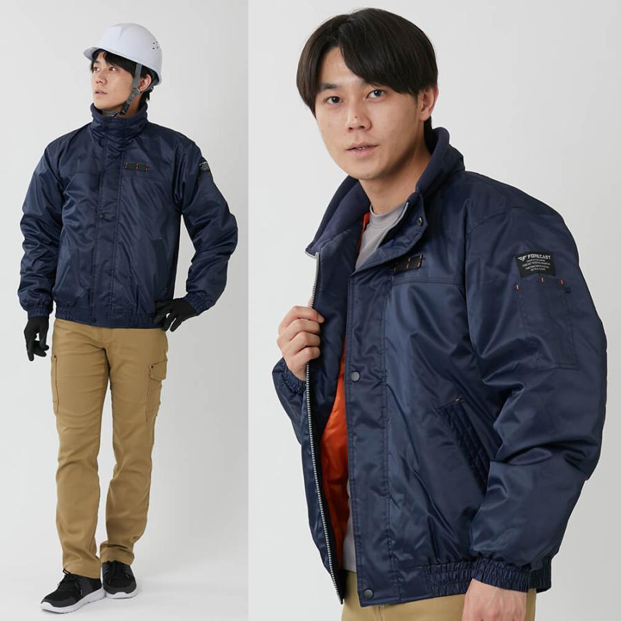 防寒着 メンズ 作業着 ジャンパー ブルゾン 作業服 軽量 中綿 ジャケット 仕事着 ドカジャン 8380 ウィンターソルジャーブルゾン | カジメイク | 09
