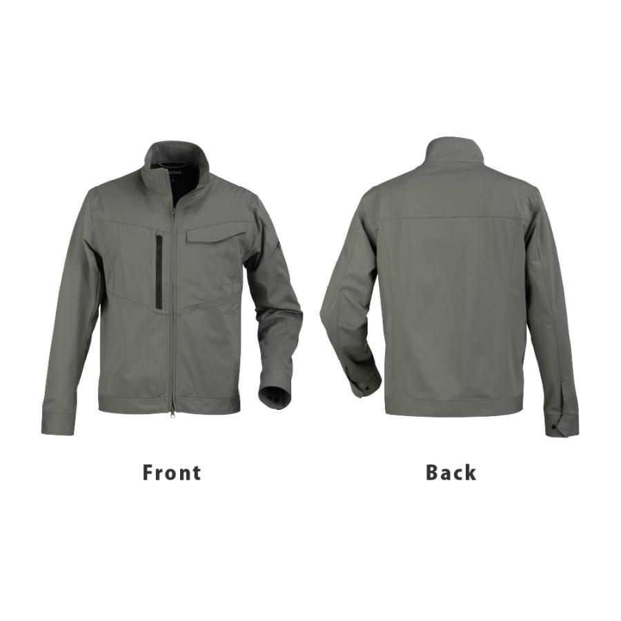 作業着 オールシーズン 防シワ 速乾 イージーケア ジャンパー メンズ 長袖 ユニフォーム 作業服 ブルゾン 仕事着  激ラクノヴァストレッチブルゾン 6890 | カジメイク | 09