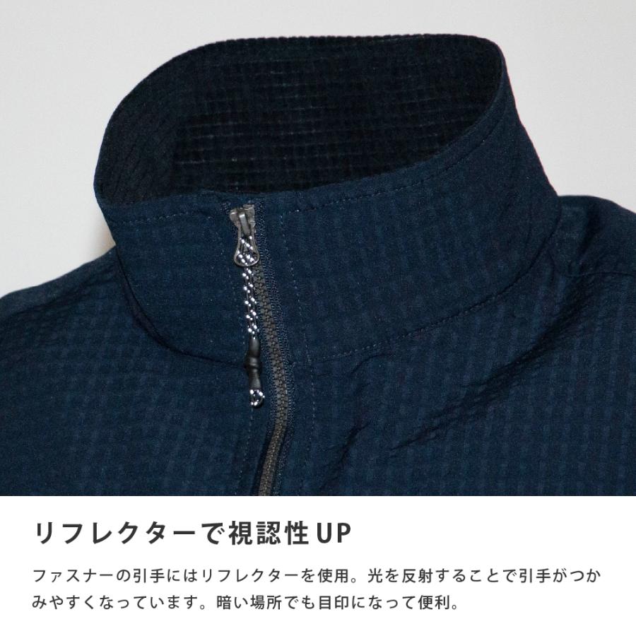 ジャケット メンズ 保温 アウター ブルゾン ストレッチ 裏起毛 アウトドア 防寒着 作業着 仕事着 3シーズン対応 冬用 春用 秋用 グリッドジャケット 8341 | カジメイク | 06