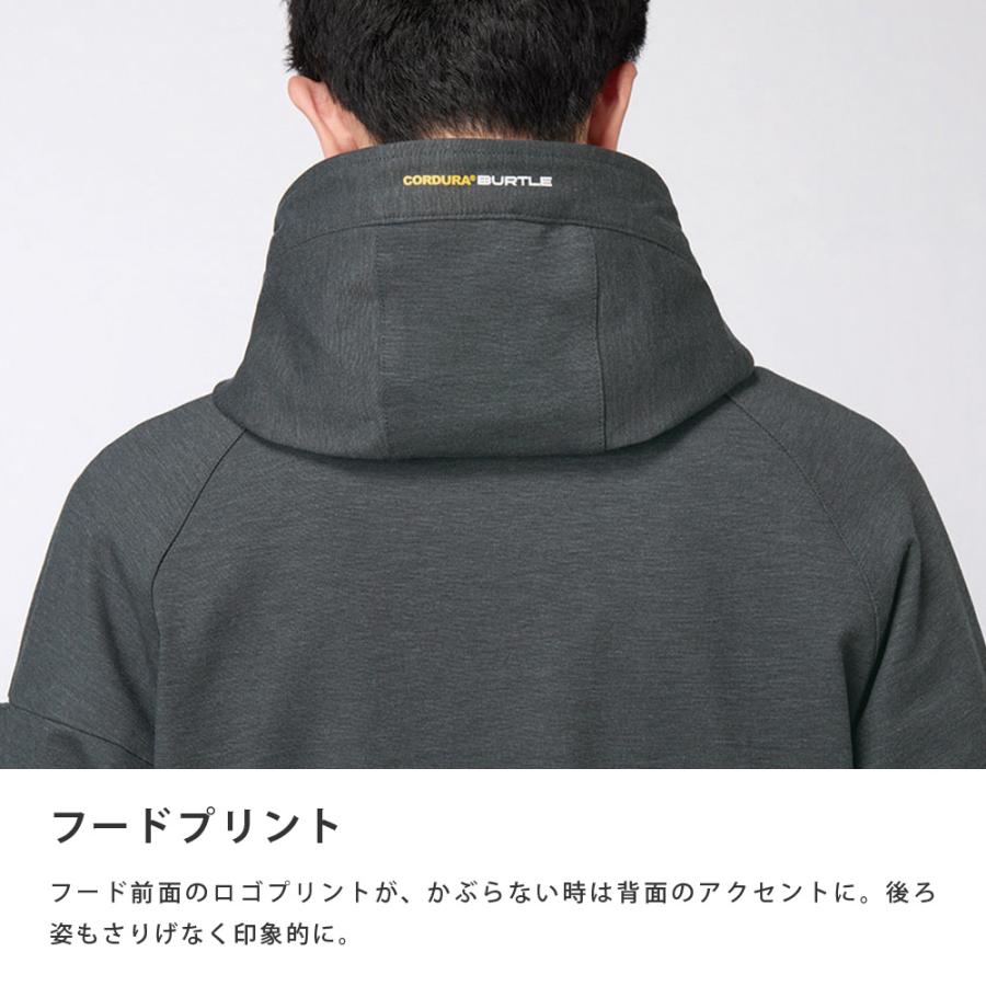 BURTLE バートル ジャケット メンズ レディース 男女兼用 ストレッチ ストレッチツイル おしゃれ 無地 作業着 作業服 仕事 仕事着 ジム 851 フーディブルゾン | BURTLE | 09
