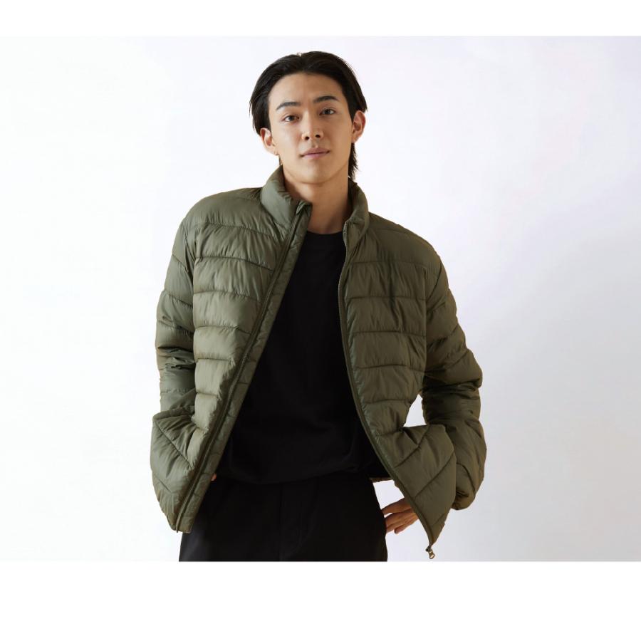 防寒ジャンパー ファイバーダウン はっ水 軽量ジャケット 作業服 メンズ 防寒 保温 軽量 暖かい 光発熱ファイバーダウンプラスジャケット 8373 | カジメイク | 12