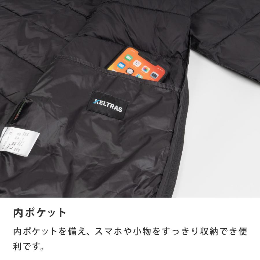防寒ジャンパー ファイバーダウン はっ水 軽量ジャケット 作業服 メンズ 防寒 保温 軽量 暖かい 光発熱ファイバーダウンプラスジャケット 8373 | カジメイク | 07