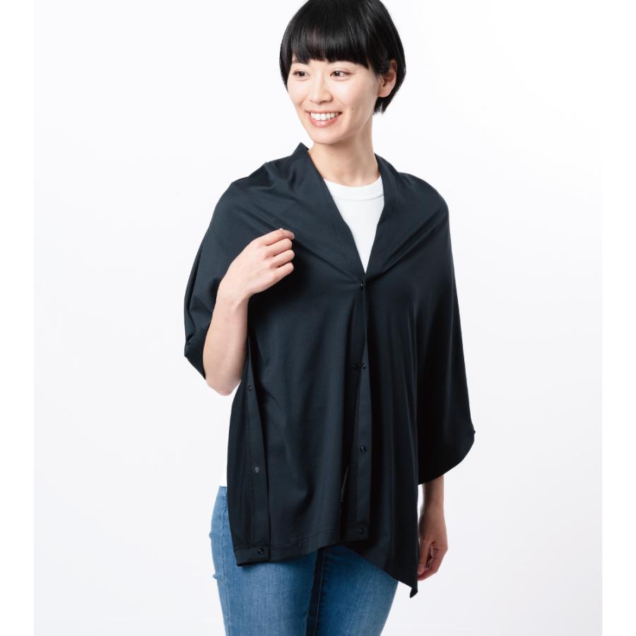 UVカット ショール レディース UV対策 紫外線対策 接触冷感 吸水速乾 サムホール upf50 日焼け防止 自転車 アウトドア 運転 UVカット4WAYショール | カジメイク | 07