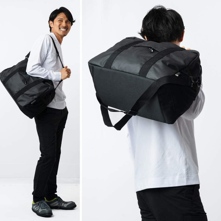 ボストンバッグ トートバッグ 防水 軽量 通学 レディース メンズ キッズ アウトドア シンプル 通勤 旅行 防災用 35L 9141 コーティングトートボストン | カジメイク | 07