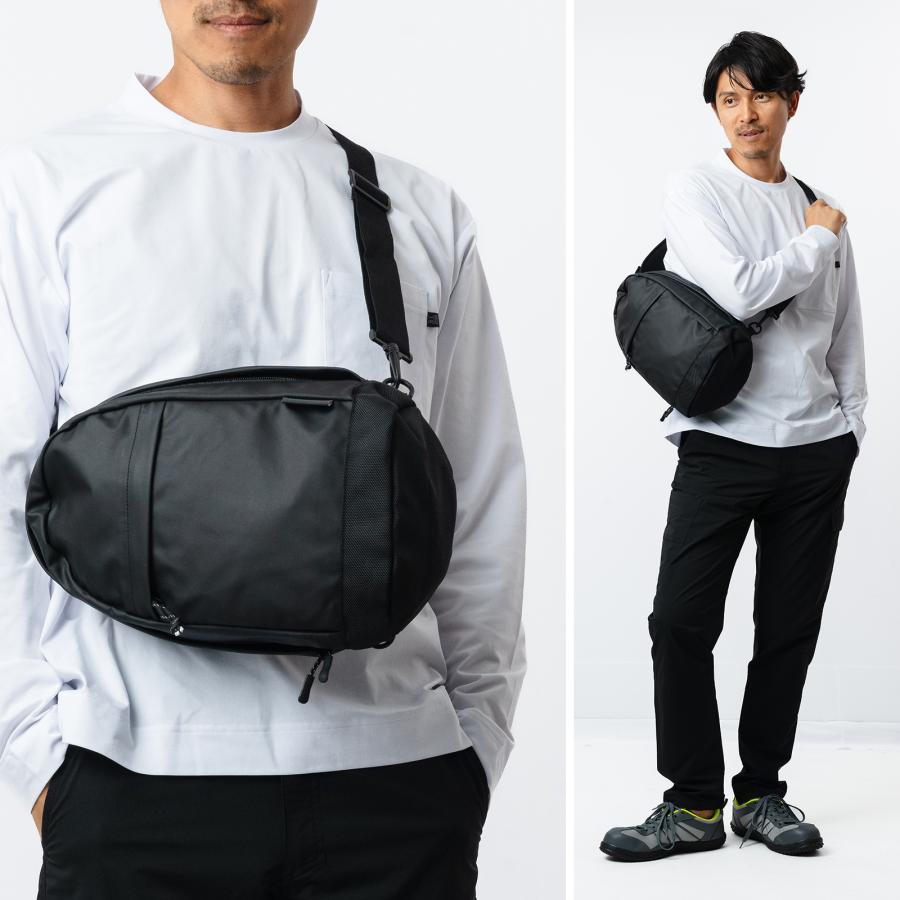 スリングバッグ リュック 防水 軽量 通学 レディース メンズ キッズ アウトドア シンプル 通勤 旅行 防災用 カバン 7L  9142 コーティングスリングバッグ | カジメイク | 06