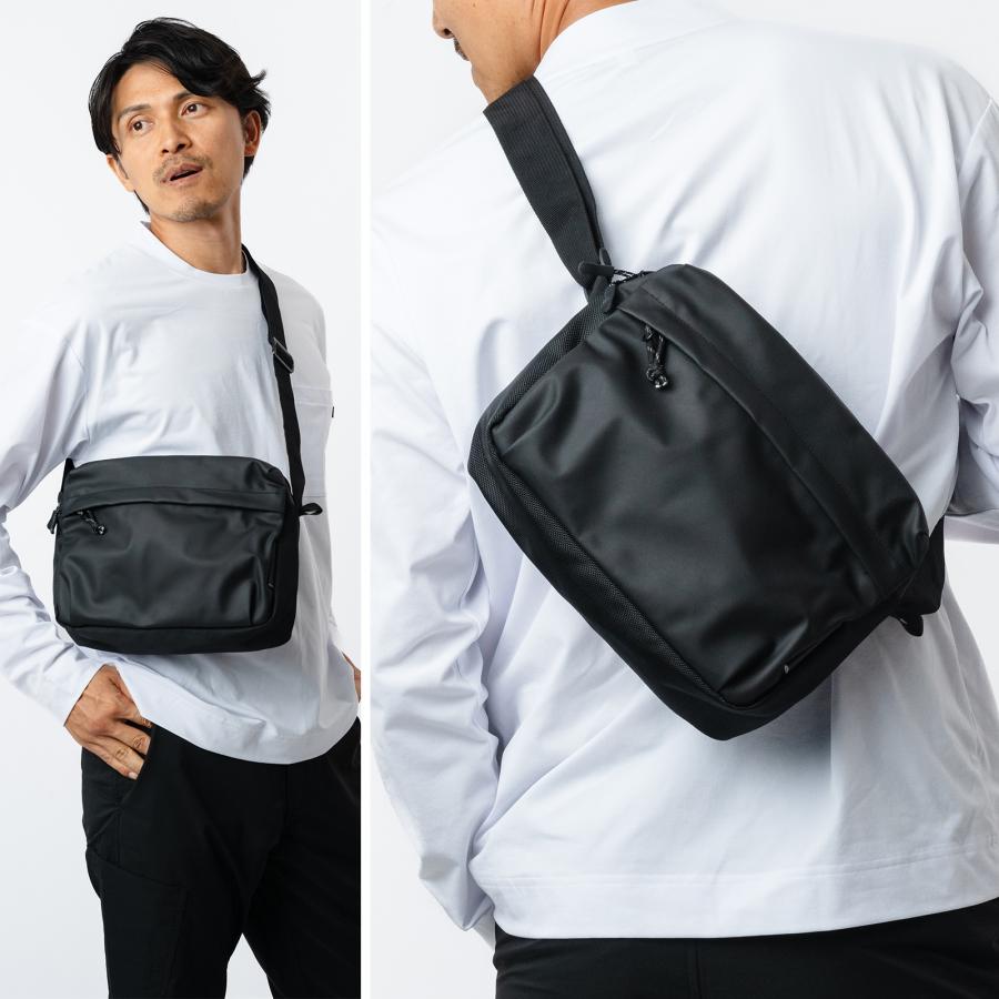 ショルダーバッグ ミニショルダー 防水 軽量 通学 レディース メンズ アウトドア シンプル 通勤 旅行 防災用 5L 9143 コーティングミニショルダーバッグ | カジメイク | 06