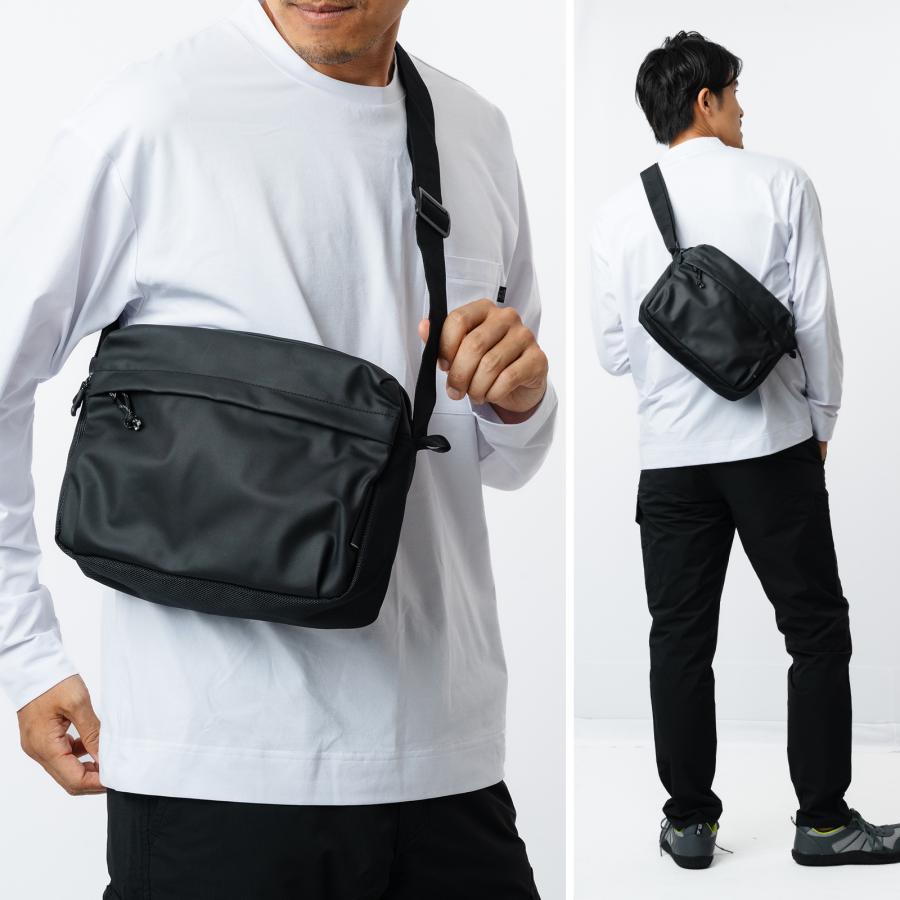 ショルダーバッグ ミニショルダー 防水 軽量 通学 レディース メンズ アウトドア シンプル 通勤 旅行 防災用 5L 9143 コーティングミニショルダーバッグ | カジメイク | 07